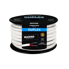 12 AWG Duplex Marine Grade Wire Tinned Copper-OFC - 100 feet - Round R/B