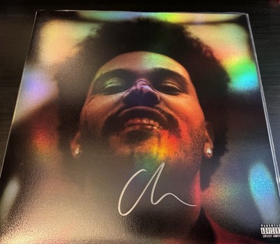 The Weeknd After Hours Holographic Vinyl 2xLP Signed And Used