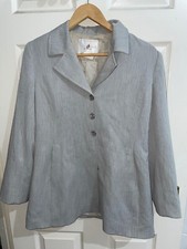 Vertigo Paris Womens Vintage/retro Medium Grey Long Sleeve Blazer Jacket (ex)