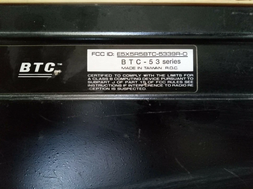 vintage computer keyboard 1992  btc-53series untested - Image 4 of 4