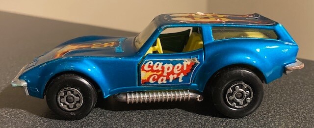 Vintage 1975 K-55 Corvette Caper Cart Lesney Matchbox Speed Kings Car