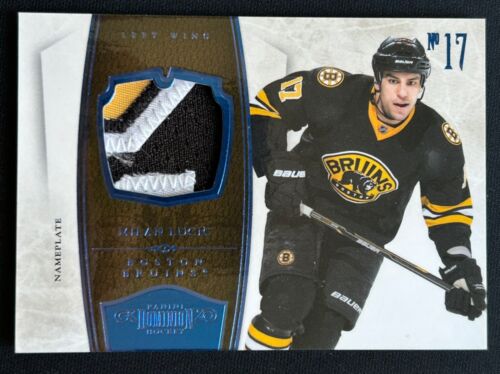 2010-11 Panini Dominion MILAN LUCIC Nameplate Patch 16/25 Bruins Oilers - Picture 1 of 5