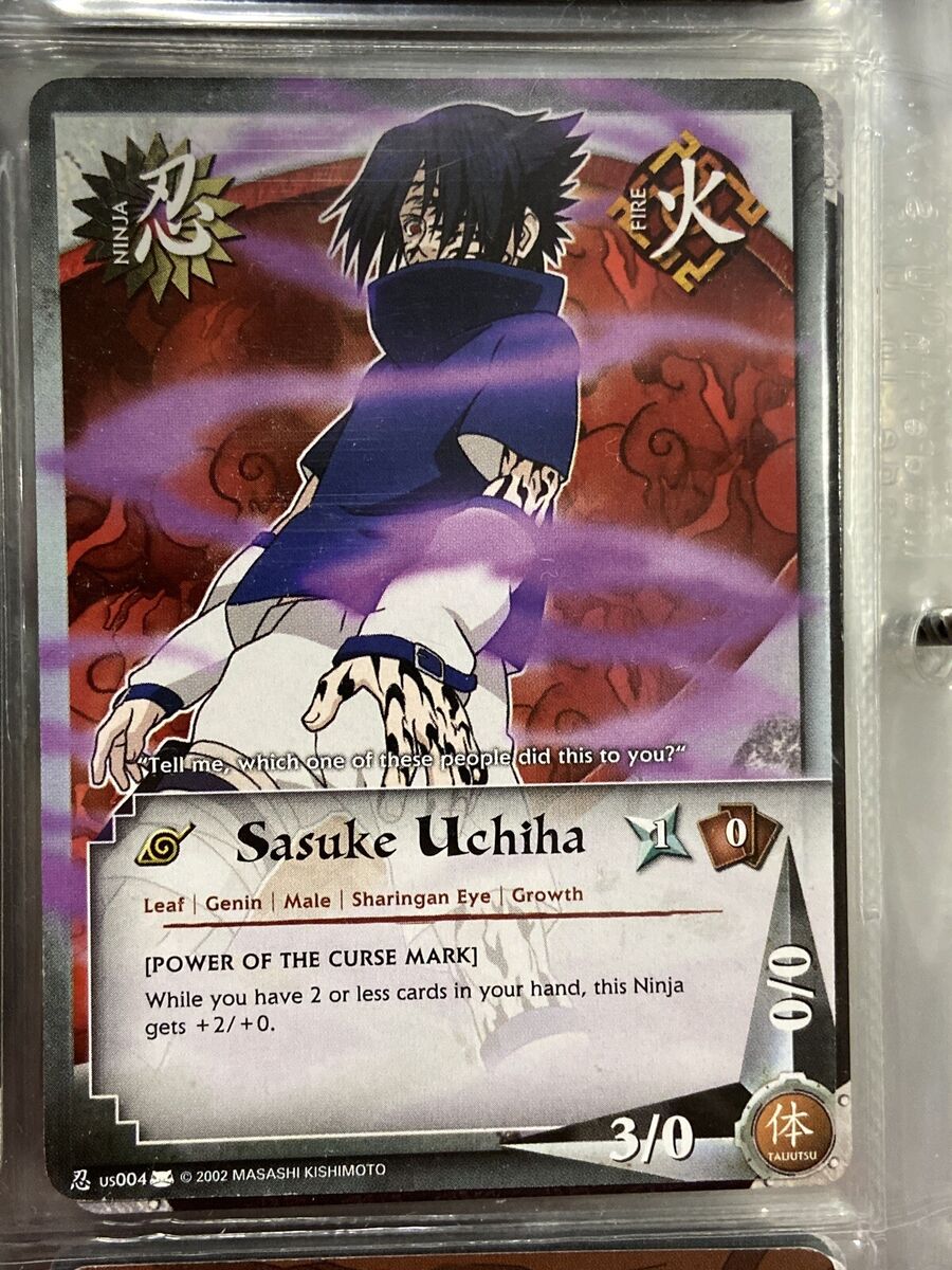 NARUTO CCG TCG SASUKE UCHIHA CARD N-US004 | eBay NARUTO CCG TCG SASUKE UCHIHA CARD N-US004 | eBay