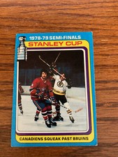 1979-80 Topps Hockey Card #81 Stanley Cup Semi - Finals Montreal Canadiens