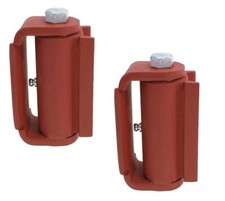 Guardian 2110.100 Standard Gate Hinge Round Mount Both Sides (Prime Coated) Pair Guardian 2110.100 Standard Gate Hinge Round Mount Both Sides (Prime Coated) Pair - Image 1