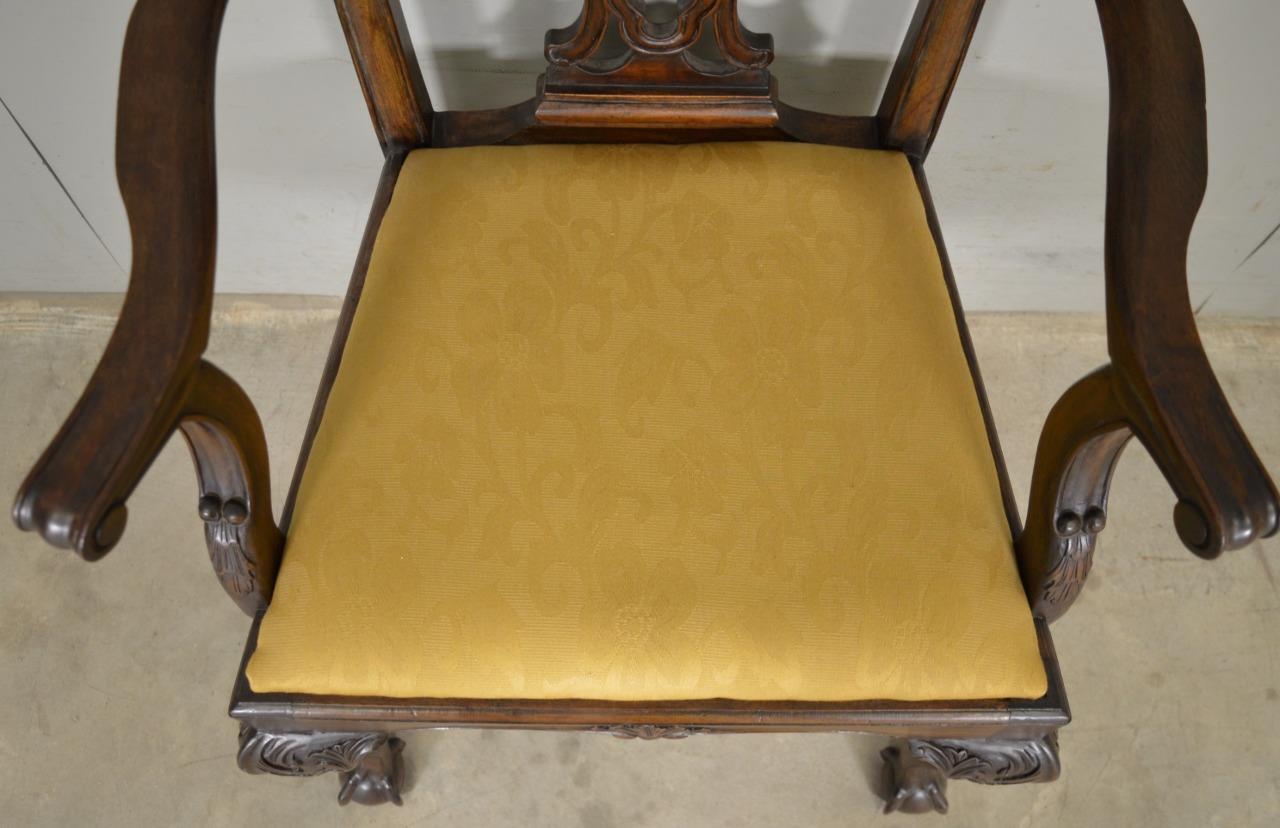 Antique Set of 12 Mahogany Ball and Claw Dining Chairs 21914 eBay