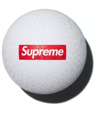 SUPREME /FRANKLIN  SPIELPLATZBALL & SUPREME PUMP, WEISS, AUSVERKAUFT! +KOSTENLOSES GESCHENK!
