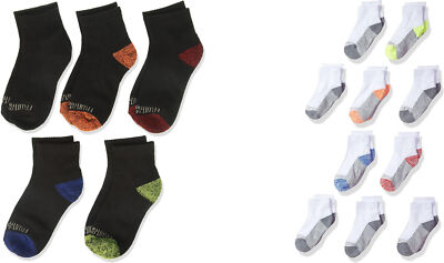 Fruit of the Loom Boys' Cushioned Ankle Socks (10 Pairs) | eBay