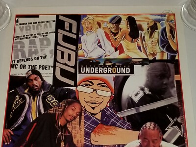 HIP HIP STREET PROMO POSTER POLITICAL RAP FLYER BLACK AFRICAN