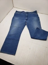 Wrangler Jeans Men's 46 x 30 Blue Denim Boot Cut 945DEN