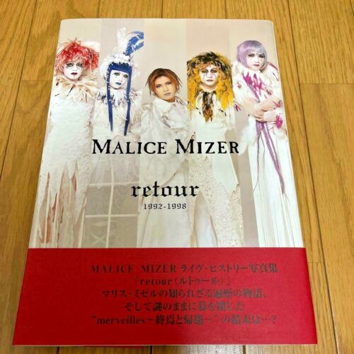 MALICE MIZER Retour 1992-1998 Photobook 1999 Gackt Mana Koji Kami Zdjęcie na żywo - Zdjęcie 1 z 12