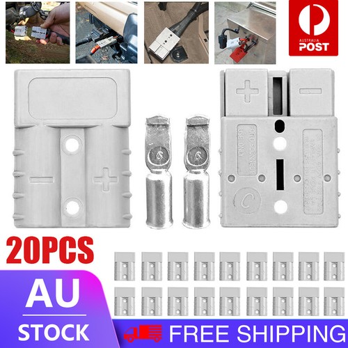 20 x Anderson Style Plug Connectors 50 AMP 12-24V 6AWG DC Power Tool AU - Picture 2 of 10