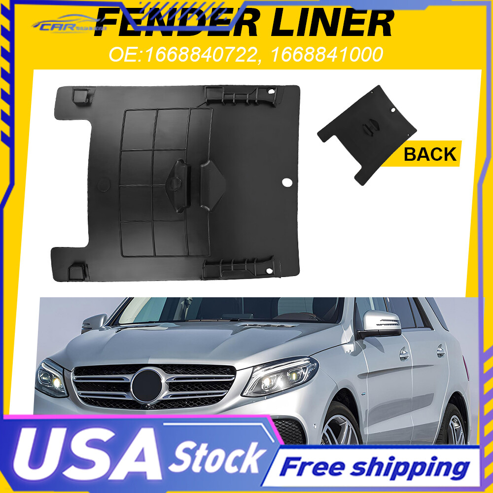 Mercedes-Benz Fender Liner Access Cover Left or Right 1668840722 1668841000