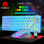 thumbnail 1  - Wireless Gaming Keyboard and Mouse RGB Rainbow LED for PC MAC Laptop PS4 Xbox