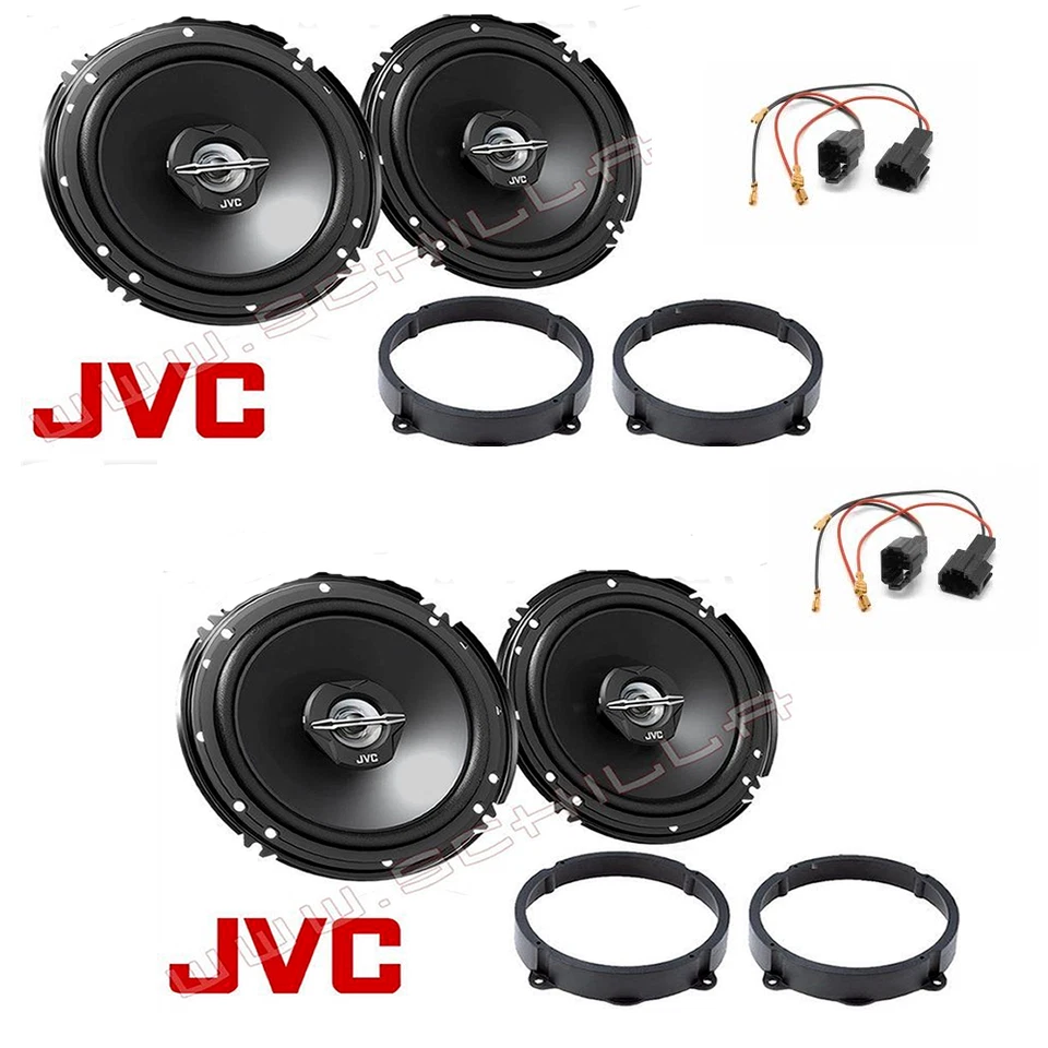 kit 4 casse JVC + supporti ALFA 159 anteriori e posteriori 17cm