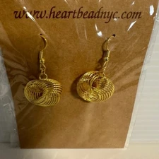 NEW! Women's Gold Spiral Threader Earrings Dainty