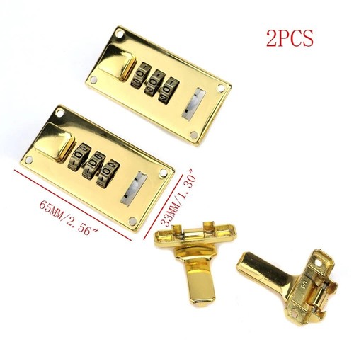 2 Stück Werkzeugkoffer Hasp Gepäck Zahlenschloss Aktenkoffer Ersatzschloss - Bild 6 von 7