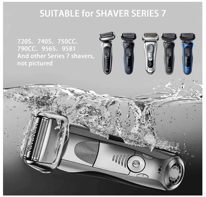 Braun 9000 Series 7 Replacement Foil & Cutter Electric Shavers Head 70B Razors Braun 9000 Series 7 Replacement Foil & Cutter Electric Shavers Head 70B Razors