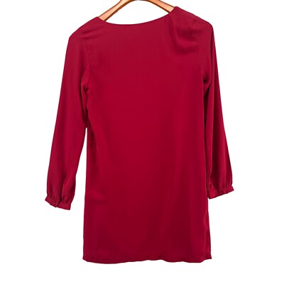 chinese dress ladies Sail to Sable Red Button Front Shirt Dress Red / Xs / F25217R main image 1