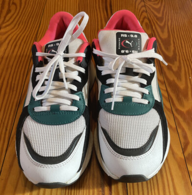 EUC Puma Womens RS Space Retro Athletic Sneakers Shoes Teal Green Size 