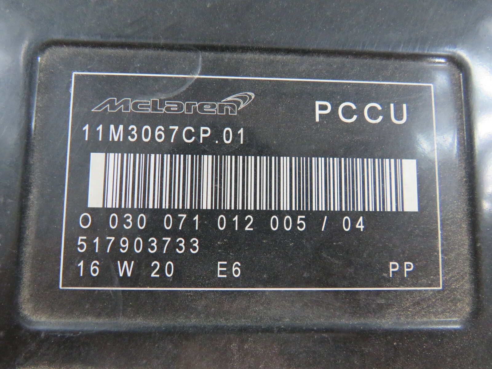 McLaren 570S, Transmission ECU Module, Used, P/N 11M3067CP