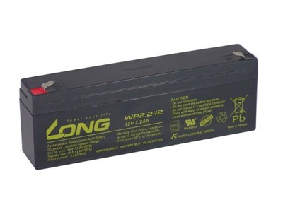 Akku Kung Long WP2.2-12 12V 2,2Ah AGM Blei Batterie wartungsfrei VdS battery