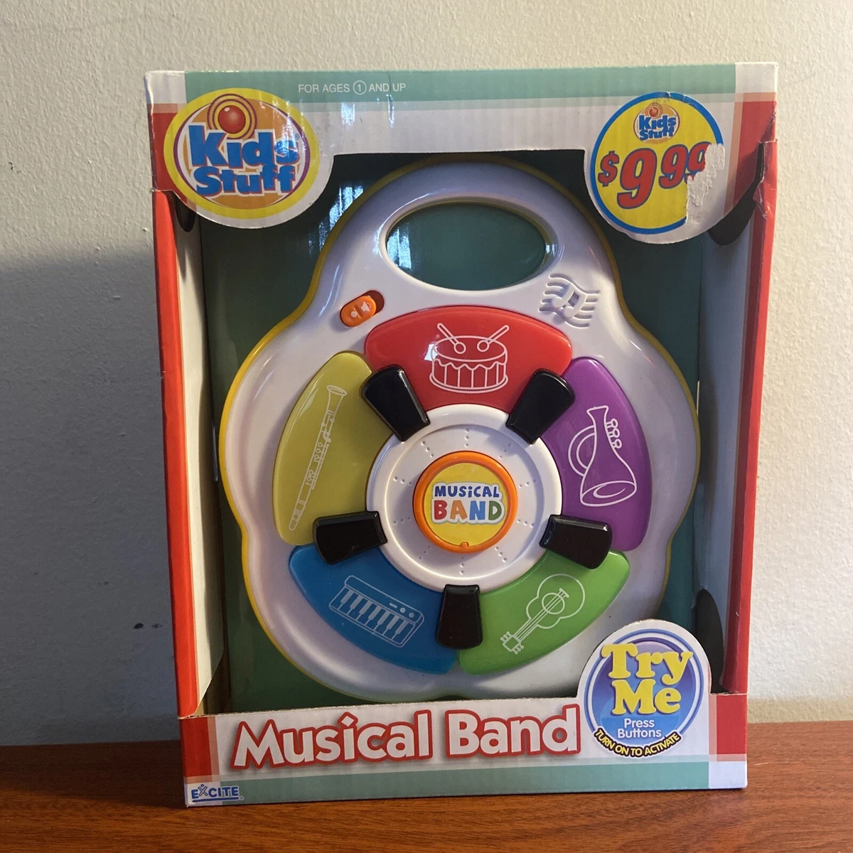 Kids Stuff Musical Band Toy, Lights Sounds, Children Kids Baby Brand New