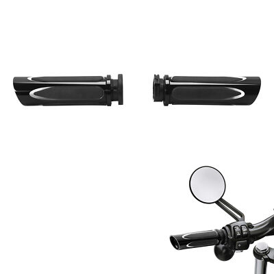 1'' 25mm Handle Bar Hand Grips Fit For Harley Touring Sportster XL Softail Dyna