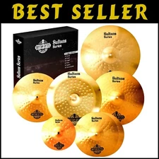 Sultans Series 7-Piece Cymbal Set - Premium Alloy Steel with Unique Design