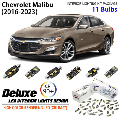 LED Interior Light Kit for Chevy Malibu 2016-2023 + License Plate
