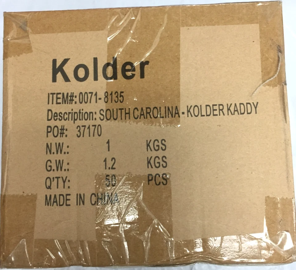 南卡罗来纳州 Gamecocks NCAA 标志颜色 Can Kaddy 冷藏箱 50 件 — 第 3/4 张图片