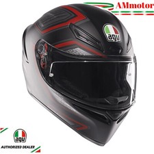 Agv K1 S Sling Matt Black Red Casco Integrale Moto TG XL 61 62 OMOLOGATO E2206