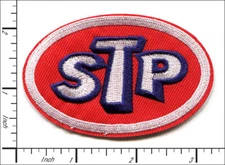 30 Pcs Embroidered Iron on patches STP Motor Oil 80x53mm AP025sT