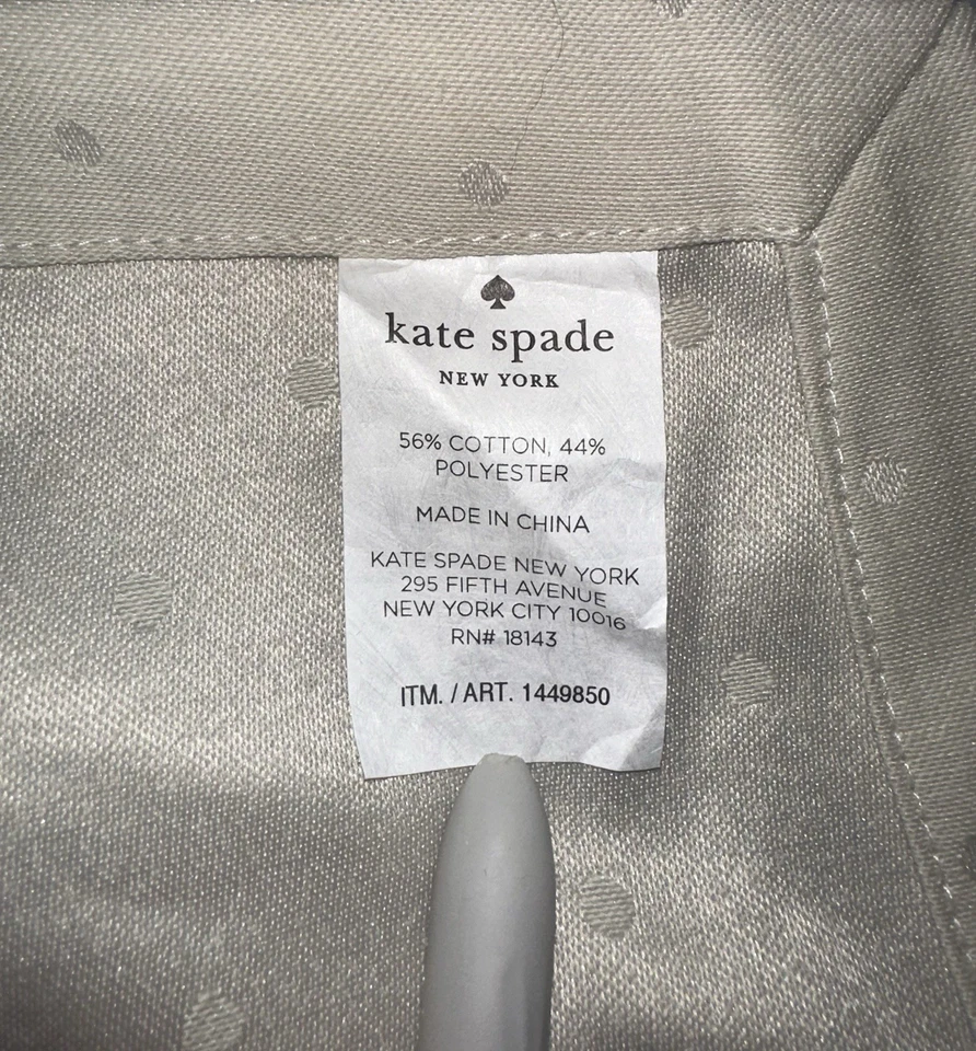 Kate Spade New York Charlotte Street Polka Dot Napkins Cotton Blend Set of 3 - Image 4 of 4