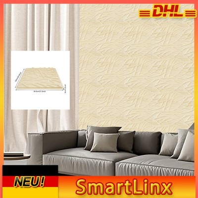 Beige 3D-Wandpaneele Für Wohnzimmer Schlafzimmer TV-hintergrund 3D-B008 54*54cm