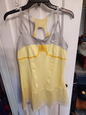 Nike Maria Sharapova yellow tennis dress, L, excellent condition