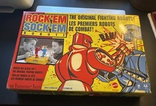 Mattel Rockem Sockem The Original Fighting Robots Game CCX97