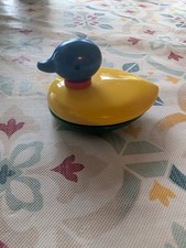Vintage Ambi Toy Duck Nesting Baby Bath Toy Primary Colors