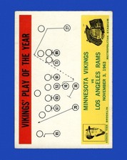 1964 Philadelphia Set-Break #112 Minnesota Vikings Play EX-EXMINT *GMCARDS*