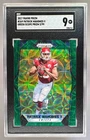 Patrick Mahomes II 2017 Panini Prizm #269 Green Scope RC 2/99 SGC 9 ICONIC RC