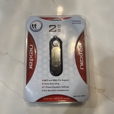 Nextar MP3 Player 2 GB Digital Player Recorder Headphones Bundle NEW