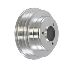 Polish Bb Chevy Billet Aluminum 3 Groove Long Pump Crank Pulley 396 427 454 Bbc Polish Bb Chevy Billet Aluminum 3 Groove Long Pump Crank Pulley 396 427 454 Bbc