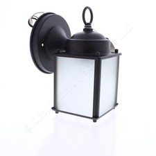 Kichler 1-Light Olde Bronze 8" Outdoor Wall 60-W Satin Etched Glass 9611-OZS