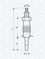 Magneti Marelli 062582804304 GlüHkerze FüR Fiat,Ford,Opel,Renault,Vauxhall