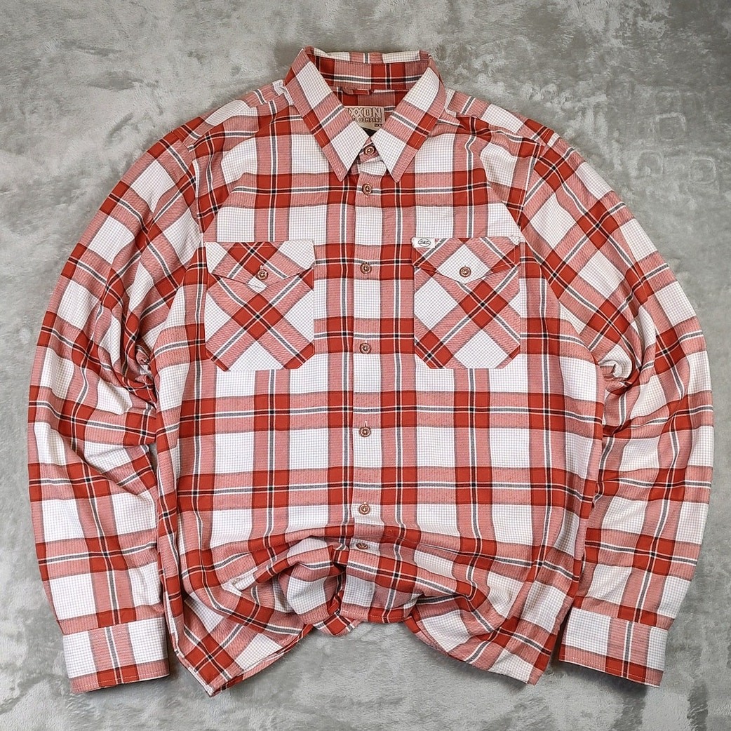 Dixxon Flannel S&S Cycle Limited Edition TRAMP Red Plaid button up mens XXLT