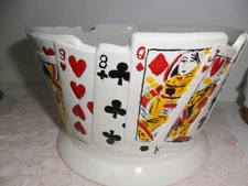 Jean Byron Molds planter poker cards, peanuts bowl  original RARE