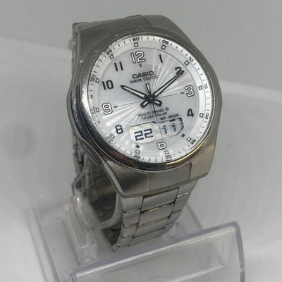 WA-M600 CASIO Men's Watch Radio Solar Analog