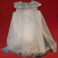 Girl  s Marchesa For Neiman Marcus Vanilla Dress NWOT Sz. Medium