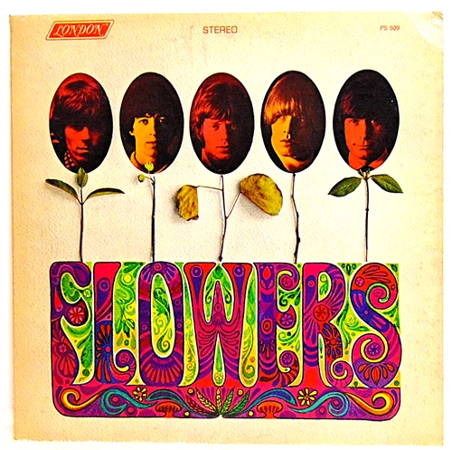 The Rolling Stones - Flowers - 1967 London PS 509 Rock Vinyl LP Record Album
