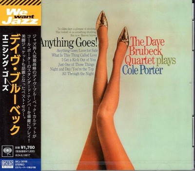 The Dave Brubeck Quartet NEW CD(BSCD2) ''Anything Goes!  Paul Desmond Japan OBI